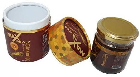 Max Power Ginseng Honey Performans Ürünü -ORJİNAL- 240 G