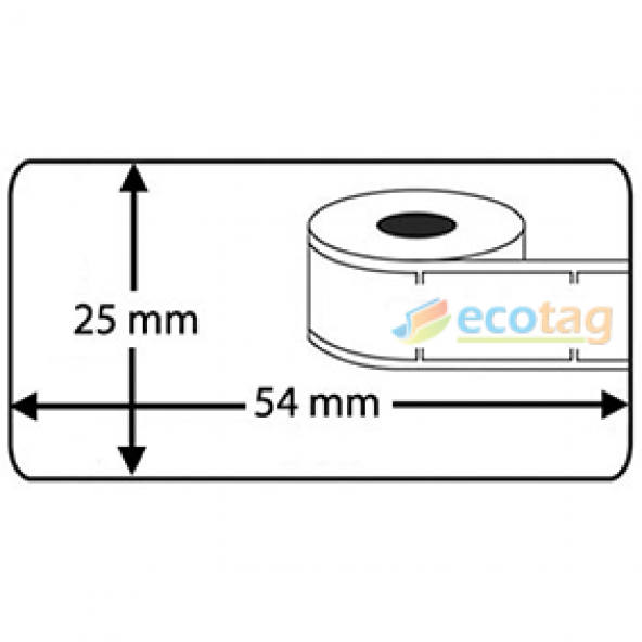 Ecotag Dymo Lw Muadili İade Adres Etiketi 54 mm x 25 mm 500 Adet - 2