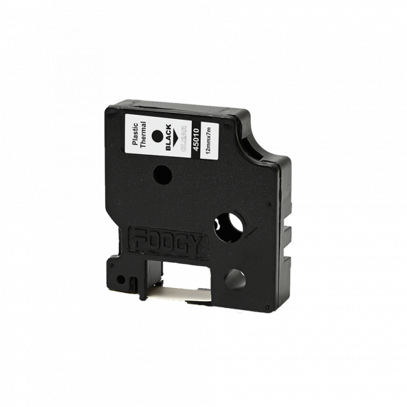 Foogy Dymo D1 Uyumlu Thermal Plastik Şerit Etiket Şeffaf