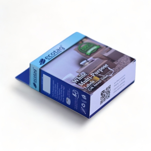 Ecotag Dymo Lw Muadili Çok Amaçlı Etiket İki Yüz 13 mm x 25 mm - 2000 Adet - 8