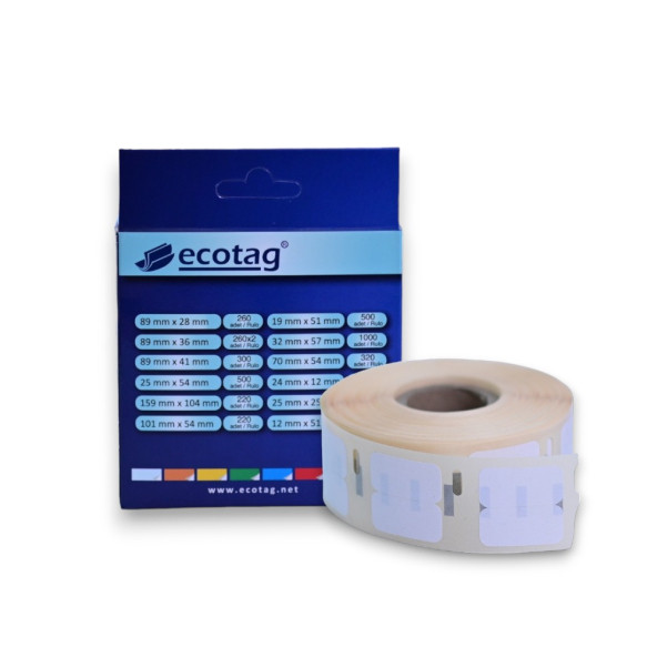 Ecotag Dymo Lw Muadili Çok Amaçlı Etiket İki Yüz 13 mm x 25 mm - 2000 Adet - 9