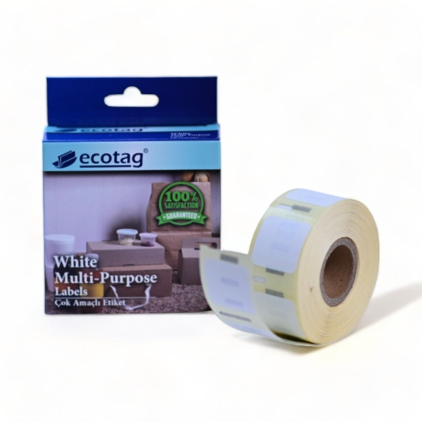 Ecotag Dymo Lw Muadili Çok Amaçlı Etiket Kare 25 mm x 25 mm 750 Ad - 8