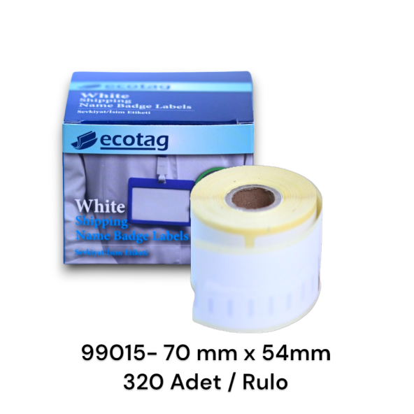 Ecotag Dymo Lw Muadili Disket Etiketi 70 mm x 54 mm - 99015-320 Adet