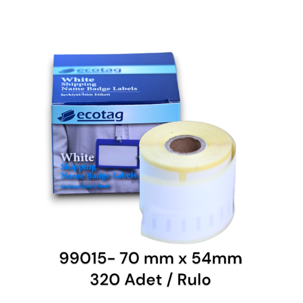 Ecotag Dymo Lw Muadili Disket Etiketi 70 mm x 54 mm - 99015-320 Adet - 3