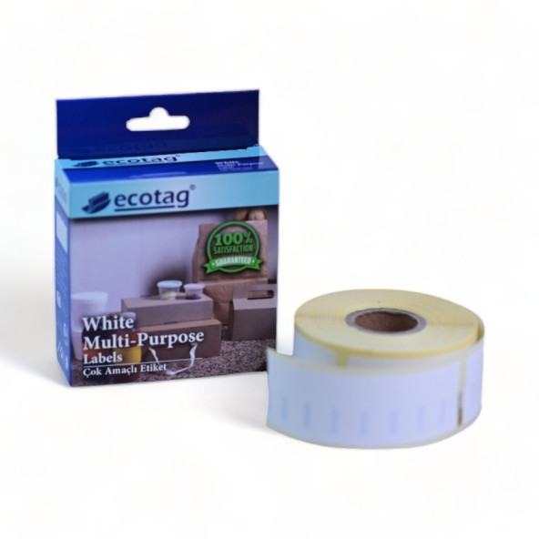 Ecotag Dymo Lw Muadili Adres Etiketi Küçük 89 mm x 28 mm 260 Adet - 7