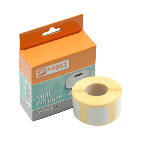 Foogy Dymo LW Muadili Çok Amaçlı Etiket İki Yüz 13 mm x 25 mm 2000 Adet - 4