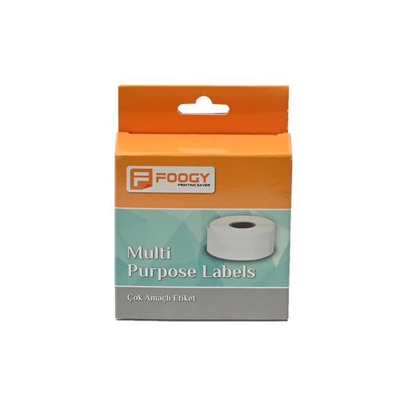 Foogy Dymo LW Muadili Çok Amaçlı Etiket İki Yüz 13 mm x 25 mm 2000 Adet - 5