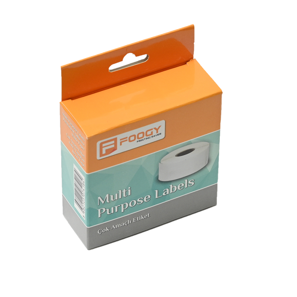 Foogy Dymo LW Muadili Adres Etiketi Küçük 89 mm x 28 mm 260 Ad - 2