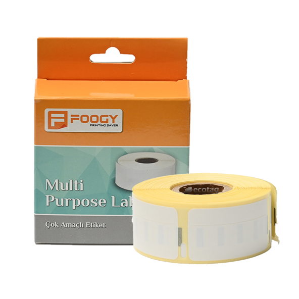 Foogy Dymo LW Muadili Adres Etiketi Küçük 89 mm x 28 mm 260 Ad - 3