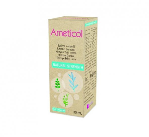 Ameticol Bitkisel İçerikli Damla 30 ml