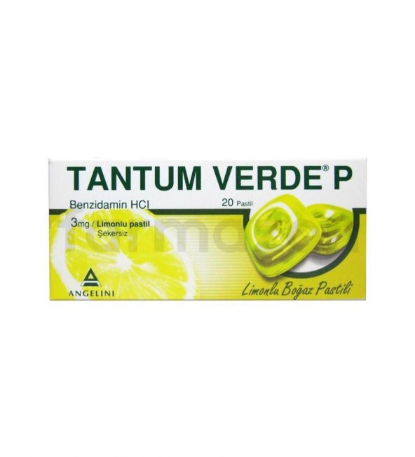 Tantum Verde P Limonlu 20 Pastil (SKT08/2023)