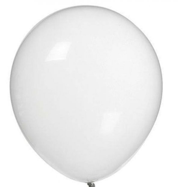 Dış Mekan Beyaz Balon Gemar 100 Adet