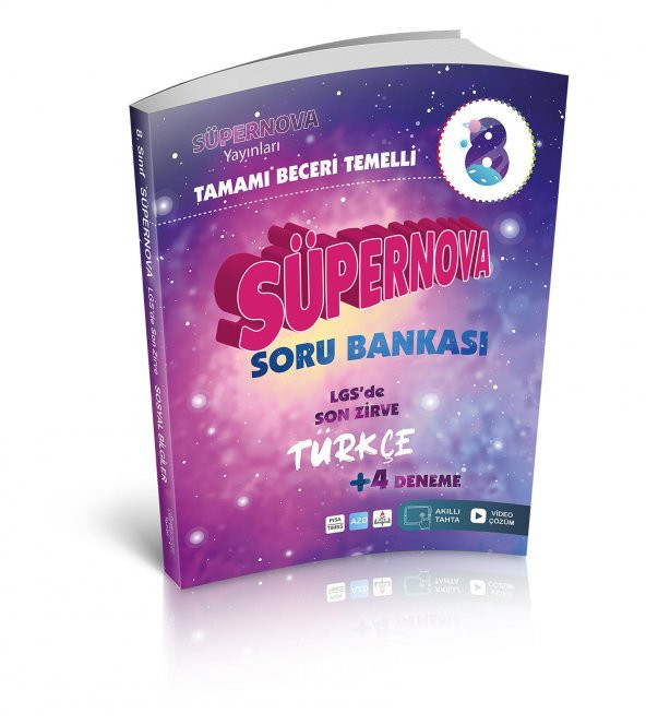 Süpernova 8.Sınıf Türkçe Soru Bankası