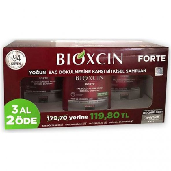 Bioxcin Forte Şampuan 300 Ml- 3 Al 2 Öde