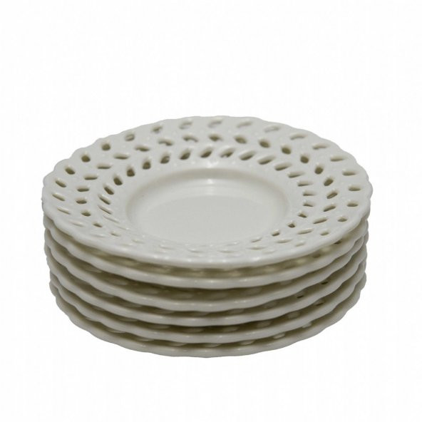 Bondy 6 lı Porselen Çay Tabağı Db-7127 - 2