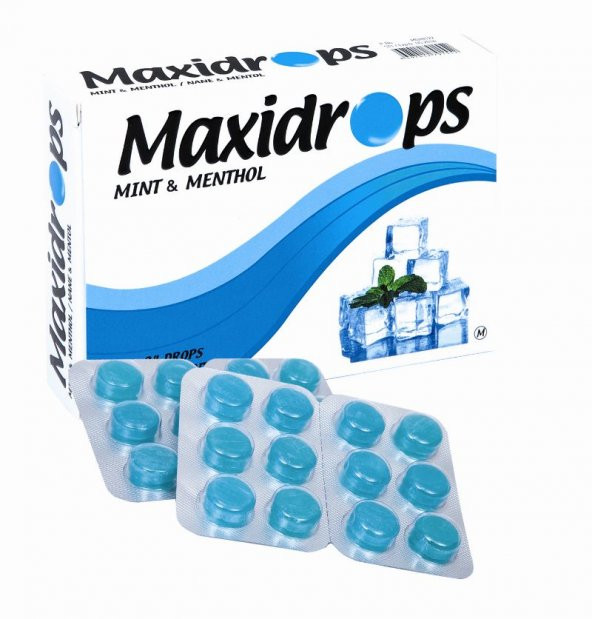 Maxidrops Nane - Mentol 24 Pastil