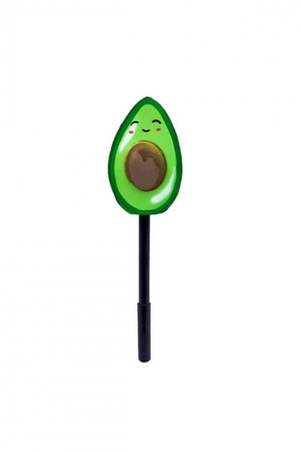 Avokado Squishy Kalem 18 cm Hediyelik Dekoratif Şık Sukuşi Kalem - 3