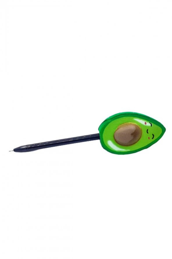 Avokado Squishy Kalem 18 cm Hediyelik Dekoratif Şık Sukuşi Kalem - 6