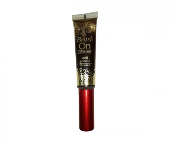 Kiss Brush On Lipgloss Slicked Red NBLG10