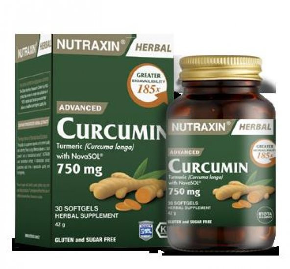 Nutraxin Advanced Curcumin Yumuşak Jel 30 Kapsül