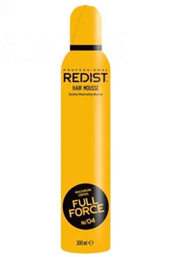 Redist Professional Full Force Hair Mousse 300 Ml. (Saç Köpüğü)