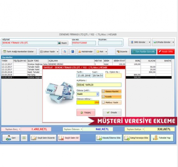 Fatura Yazdırma Programı + Stok + Kasa + Cari - 9