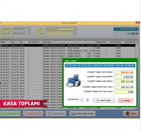 Fatura Yazdırma Programı + Stok + Kasa + Cari - 12