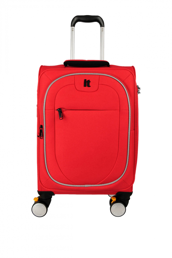 IT Luggage 02228 Kırmızı Büyük Boy Kumaş Valiz