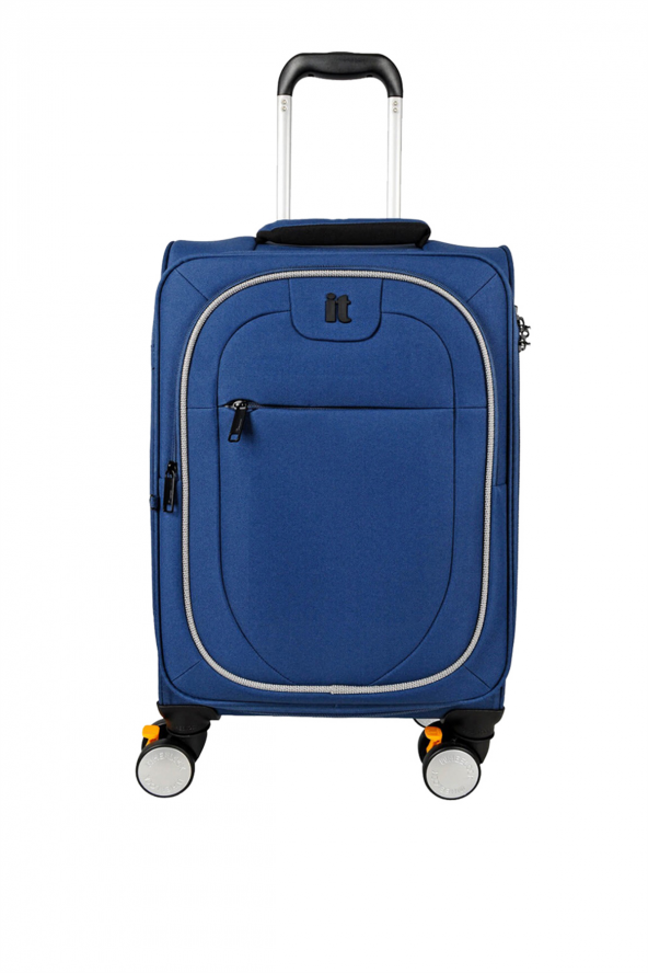 IT Luggage 02228 Lacivert Büyük Boy Kumaş Valiz