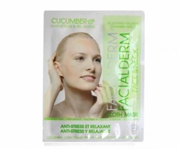 Facialderm Salatalık ve Doğal Ekstreler Içeren Rahatlatıcı Yüz Maskesi 33 Ml