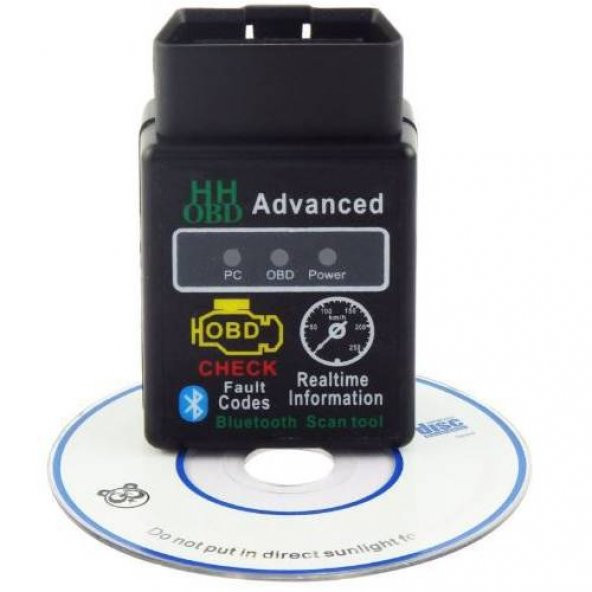 ELM327 OBD2 Bluetooth Araç Arıza Tespit Cihazı HH OBD - 2