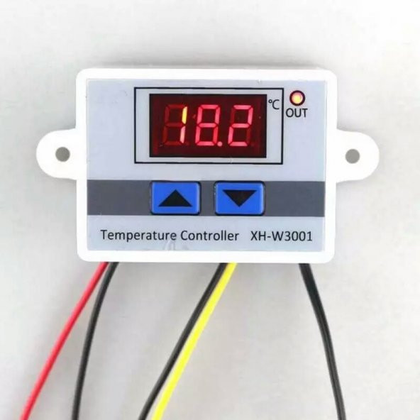 XH-W3001 220 V Dijital Kontrol Sıcaklık Termostat Akvaryum Kuluçka Termostat Sıcaklık Kontrol Cihazı - 4