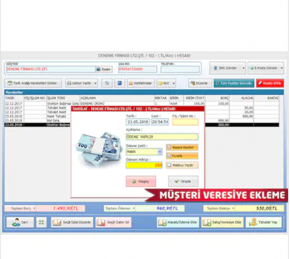 Dokunmatik Barkodlu Satış Sistemi Her Şey Dahil Sistem - 6
