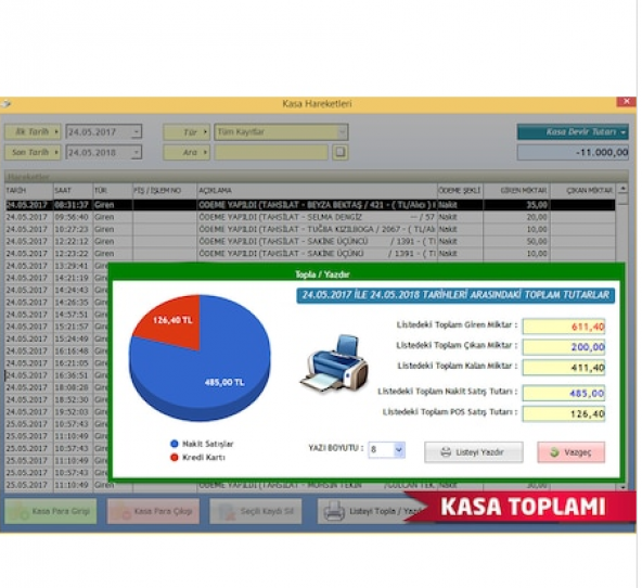 Dokunmatik Barkodlu Satış Sistemi Her Şey Dahil Sistem - 7