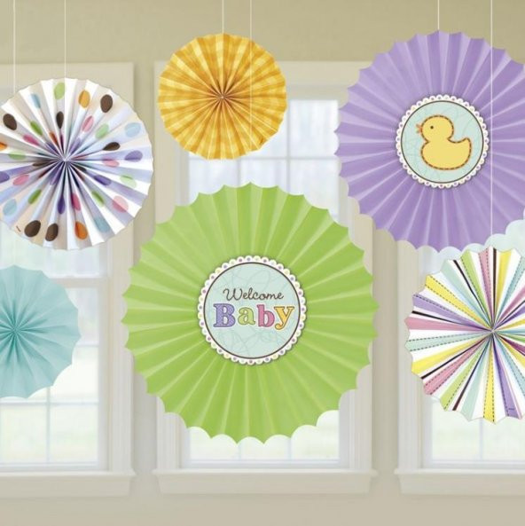 Tiny Bundle Fan Dekoratif Kağıt Süs (Partibeta) - 1