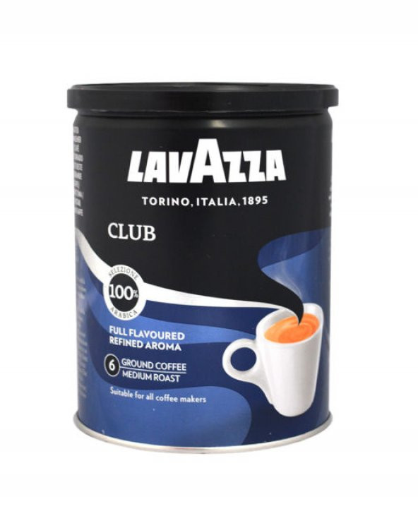 Lavazza Club Filtre Kahve 250 gr Teneke Kutu