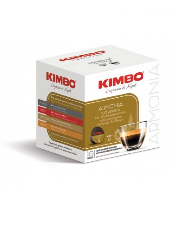 Kimbo Armonia Dolce Gusto Kapsül Kahve (16lık kutuda)
