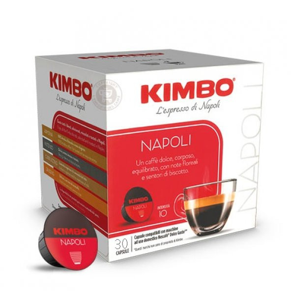 Kimbo Napoli Dolce Gusto Kapsül Kahve (30luk kutuda)
