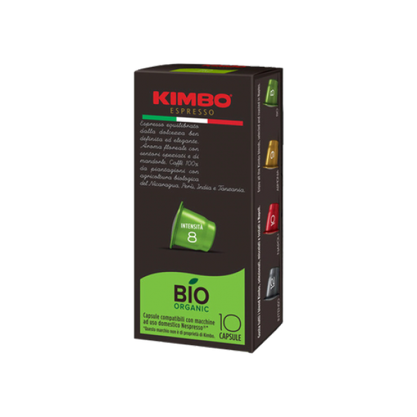 Kimbo Bio Organic Nespresso Kapsül Kahve (10 luk kutuda)