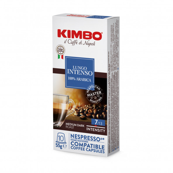 Kimbo Lungo 100 Arabica Nespresso Kapsül Kahve (10 luk kutuda)