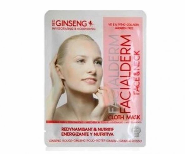 Facialderm Kırmızı Ginseng Içerikli Yüz ve Boyun Maskesi 33 Ml