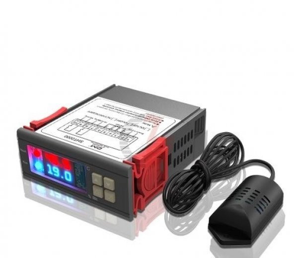 ISI VE NEM KONTROL SHT2000 AC220V LED dijital ekran