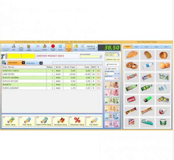 Barkodlu Market Satış Programı (Barpro Paket)