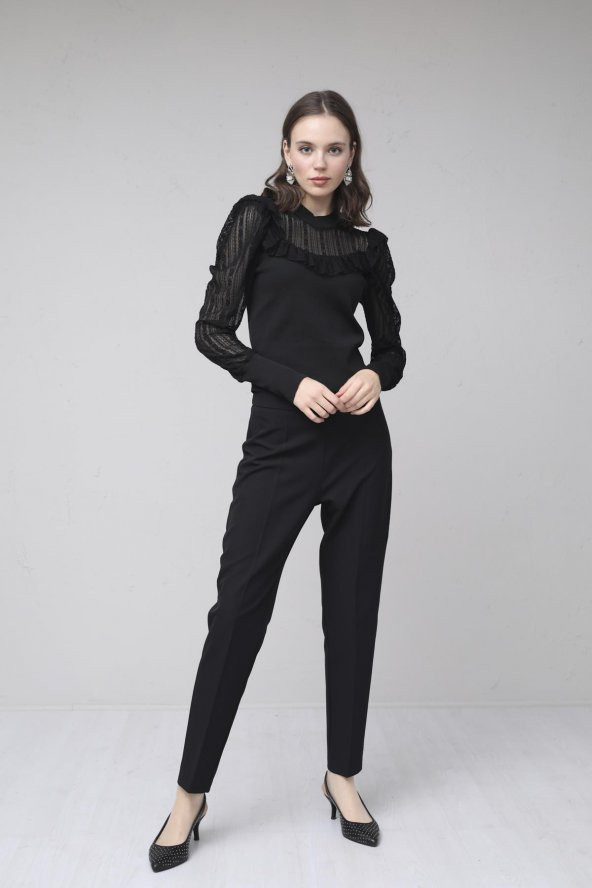 KLASİK PANTOLON Siyah - 2