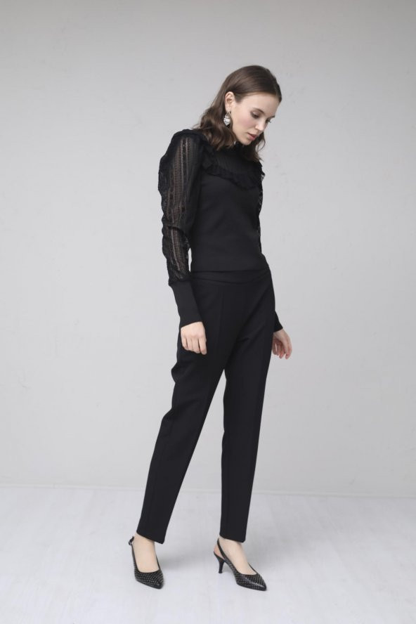 KLASİK PANTOLON  Siyah - 4
