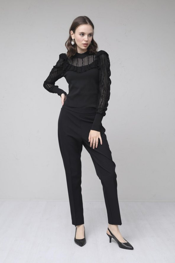 KLASİK PANTOLON  Siyah - 5
