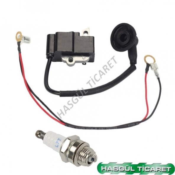 HSGL STIHL MS 341 361 ELEKTRONİK ATEŞLEME BOBİNİ BUJİ SET - 4