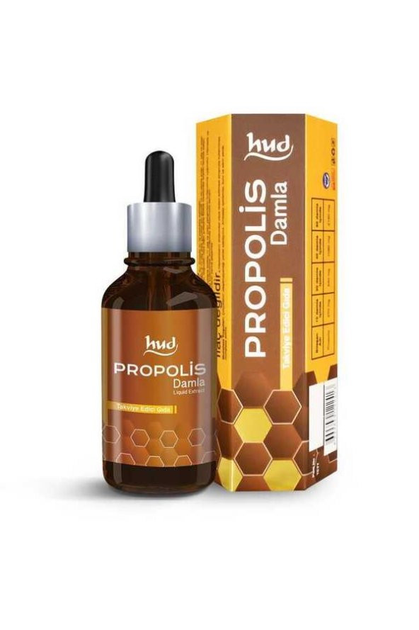 Hud Propolis Damla 50 ML – Su Bazlı Propolis Ekstraktı - Resim 2
