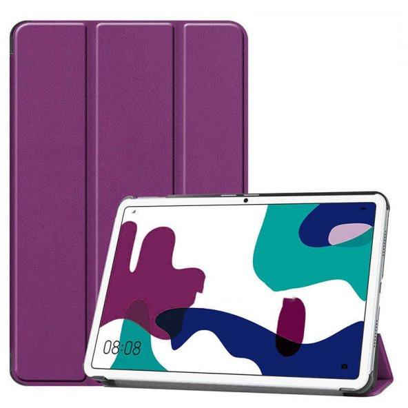 Huawei Mate Pad 10.4 Zore Smart Cover Standlı 1-1 Kılıf - 4