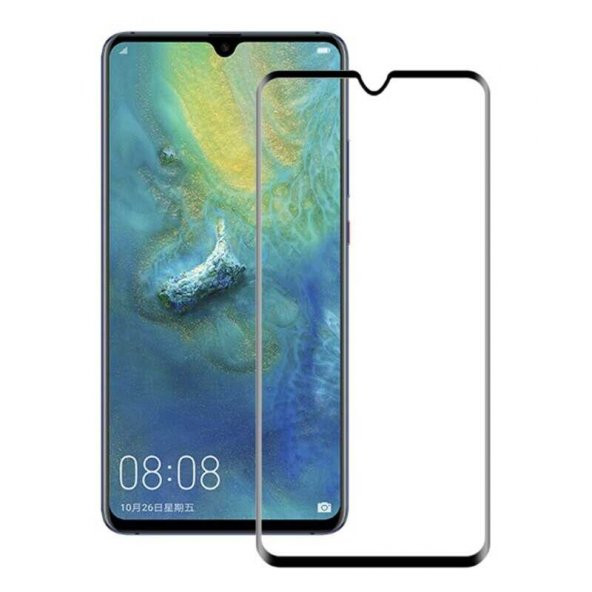 Huawei Mate 20 Zore Kenarları Kırılmaya Dayanıklı Cam Ekran Koruyucu